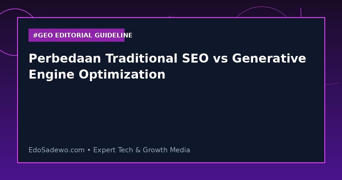 Perbedaan Traditional SEO vs Generative Engine Optimization