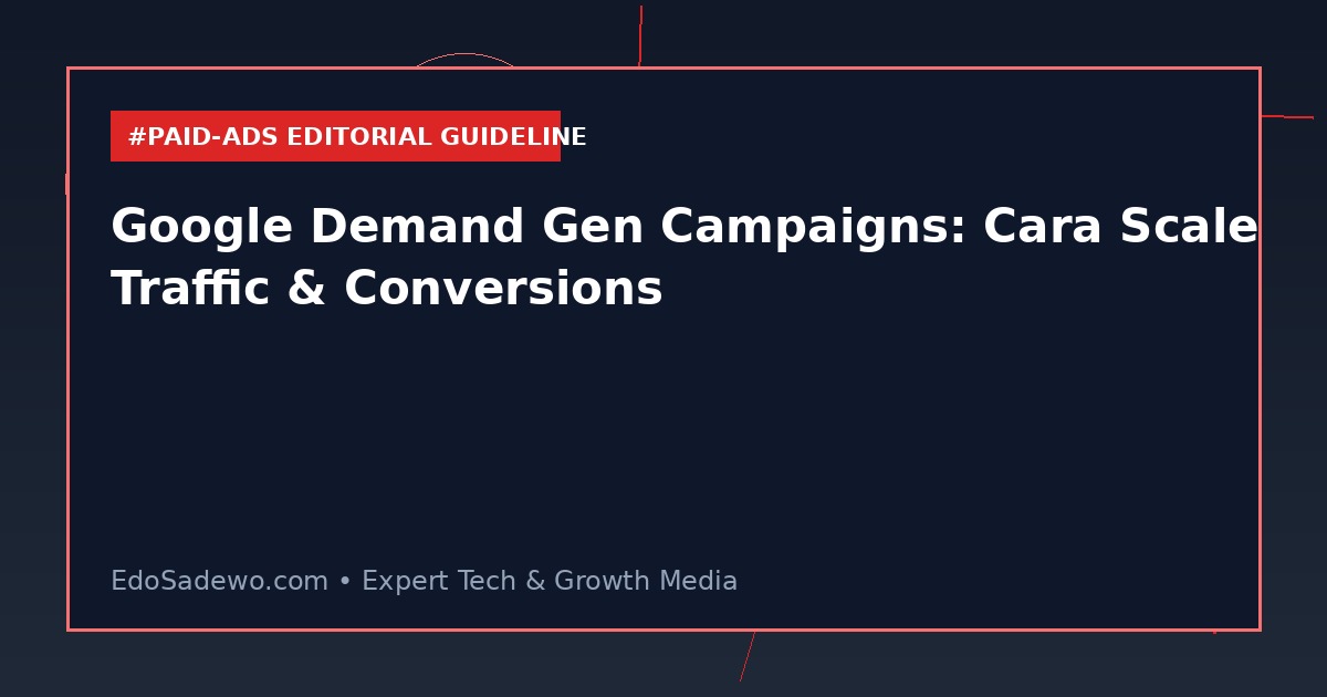 Google Demand Gen Campaigns: Cara Scale Traffic & Conversions